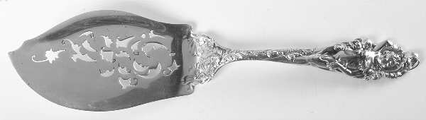 Love Disarmed (Sterling, Newer) Large Solid Fish Serving Knife