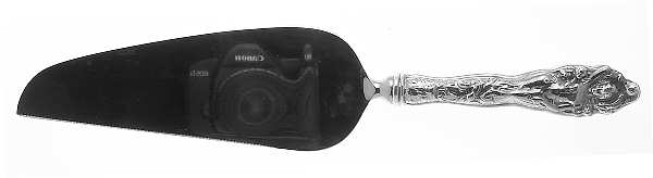Love Disarmed (Sterling, Newer) Pie & Cake Server with Stainless Blade