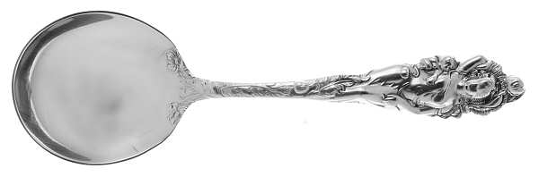 Love Disarmed (Sterling, Newer) Round Bowl Soup Spoon (Cream Soup)