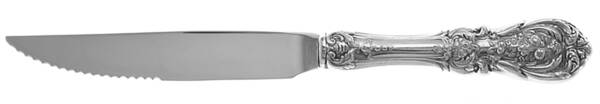 Francis I (Sterling, "Reed & Barton") Steak Knife Individual Hollow, Serrate HC
