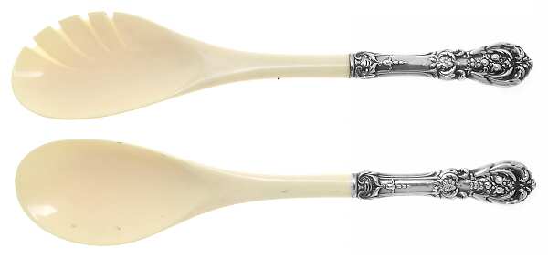 Francis I (Sterling, "Reed & Barton") Plastic Bowl 2-Piece Salad Set