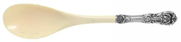 Francis I (Sterling, "Reed & Barton") Salad Serving Spoon with Plastic Bowl
