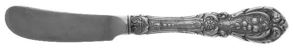 Francis I (Sterling, "Reed & Barton") Butter Spreader Hollow Hdl-Paddle/Stainless Blade