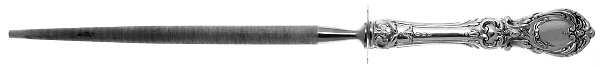 Francis I (Sterling, "Reed & Barton") Large Knife Sharpener-Steel Rod w/Sterling Guard