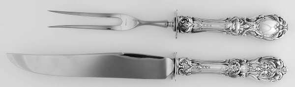Francis I (Sterling, "Reed & Barton") Small Stainless Blade 2-Piece Steak Carving Set
