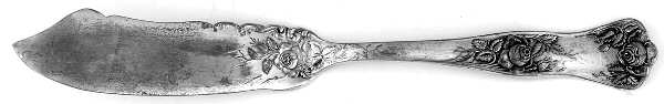 Beauty Rose Flat Handle Master Butter Knife