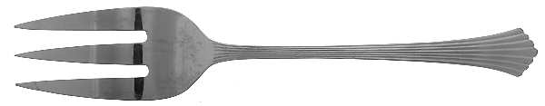 Arcadia Medium Solid Cold Meat Serving Fork