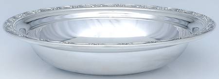 Georgian Rose (Sterling, Hollowware) 9" Round Vegetable Bowl
