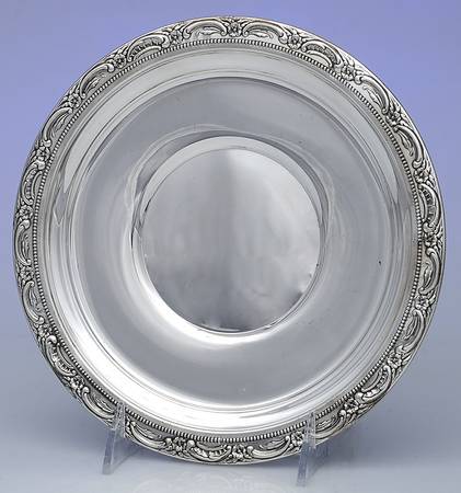 Georgian Rose (Sterling, Hollowware) Sterling Sandwich Plate