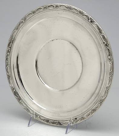 Georgian Rose (Sterling, Hollowware) 10" Sandwich Plate