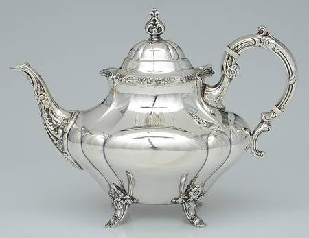 Georgian Rose (Sterling, Hollowware) Teapot