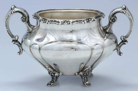 Georgian Rose (Sterling, Hollowware) Sugar Bowl No Lid