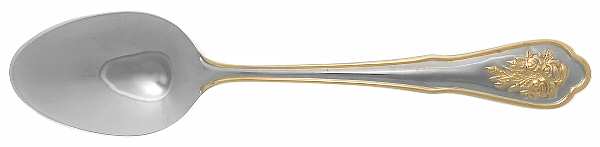 Old Country Roses (Stainless, Gold Accent) Place/Oval Soup Spoon