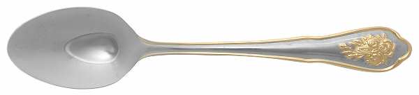 Old Country Roses (Stainless, Gold Accent) Teaspoon
