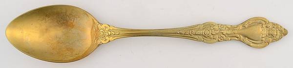 RLF1 (Gold Electroplate) Place/Oval Soup Spoon