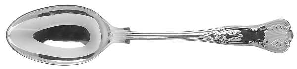 Kings (Silverplate) Place/Oval Soup Spoon by Roberts & Belk