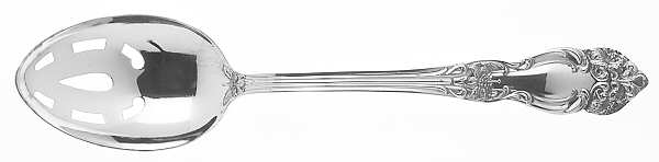 Festivity (Silverplate, 1945) Pierced Tablespoon (Serving Spoon)