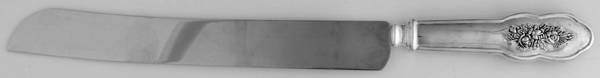 Old Country Roses (Stainless, No Gold) Wedding Cake Knife with Stainless Blade