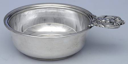 Francis I (Sterling, Hollowware, No Dates) Sterling Porringer
