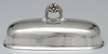 Francis I (Sterling, Hollowware, No Dates) Sterling 1/4 Lb Butter, Lid Only
