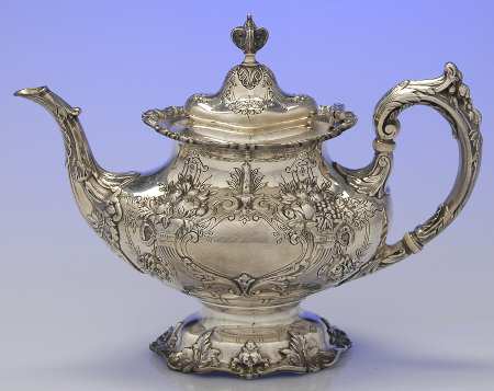 Francis I (Sterling, Hollowware, No Dates) Teapot