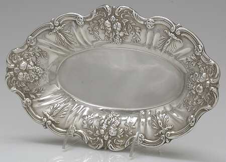 Francis I (Sterling, Hollowware, No Dates) Sterling Bread Tray