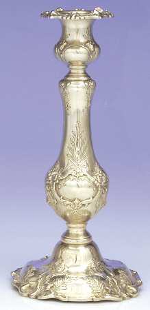 Francis I (Sterling, Hollowware, No Dates) Chased Sterling Candleholder