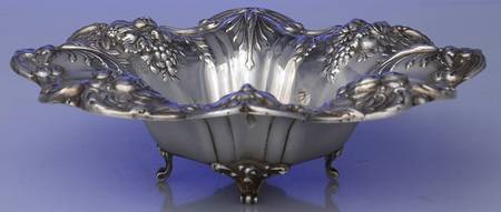 Francis I (Sterling, Hollowware, No Dates) Sterling Footed Bon Bon Bowl