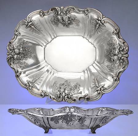 Francis I (Sterling, Hollowware, No Dates) Oval Footed Sterling Centerpiece