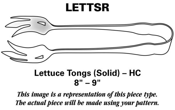 Regal (Dirigold, No Clover) Solid Lettuce Tongs