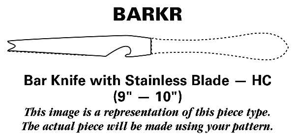 Bistro Cafe (Stainless) Bar Knife Serving with Stainless Blade HC