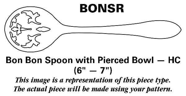 Laguna (Stainless) Bon Bon Spoon with Pierced Bowl HC