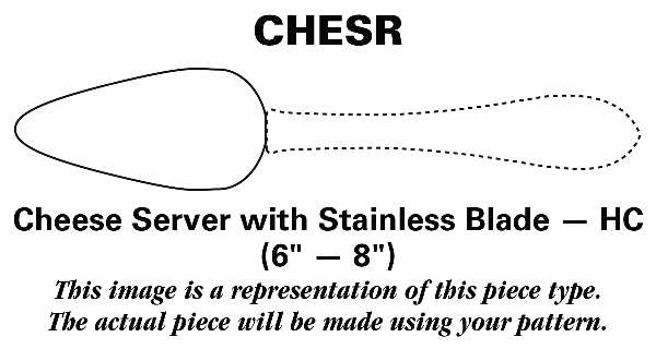 Regal (Dirimetal, Sweden, Possible Clover Backstamp) Cheese Server with Stainless Blade HC
