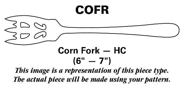 Bistro Cafe (Stainless) Corn Fork HC