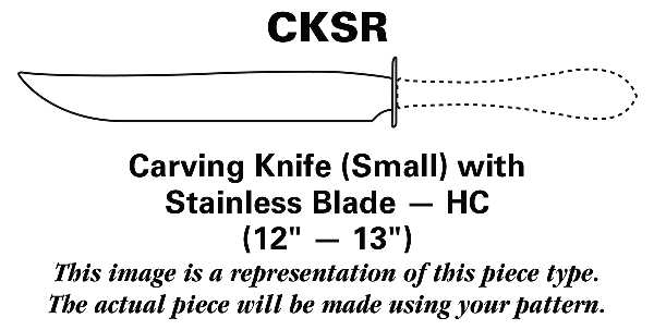 FTU16 (Stainless) Carving Knife Small with Stainless Blade HC