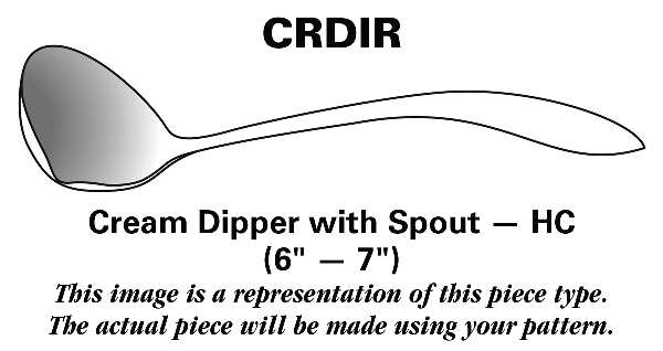 Regal (Dirilyte, Possible Clover Backstamp) Cream Dipper with Spout HC