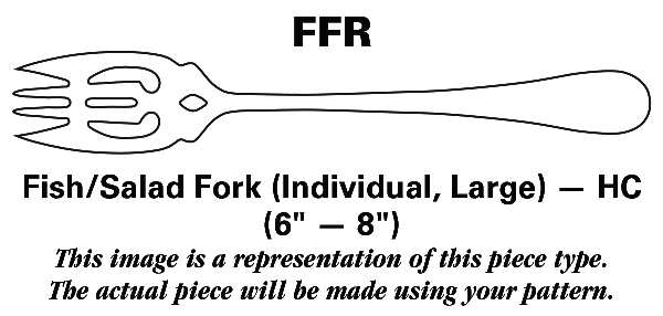 Bistro Cafe (Stainless) Fish/Salad Fork Individual Large HC