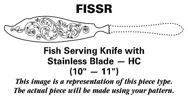 Regal (Dirilyte, Possible Clover Backstamp) Fish Serving Knife with Stainless Blade HC