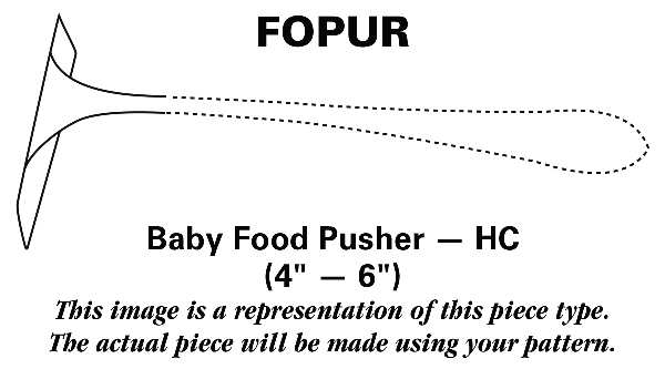 Bistro Cafe (Stainless) Baby Food Pusher HC