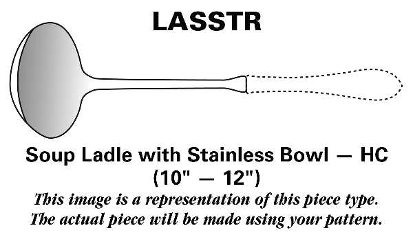 Regal (Dirilyte, Possible Clover Backstamp) Soup Ladle with Stainless Bowl HC
