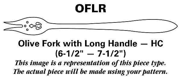 Lady Astor (Stainless) Long Handle Olive Fork HC