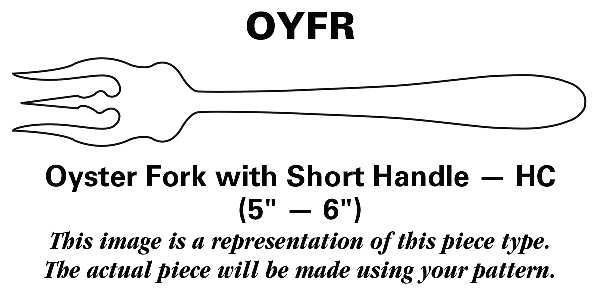 Bistro Cafe (Stainless) Oyster Fork HC