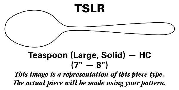 Apollo (Stainless) Teaspoon Large Solid HC