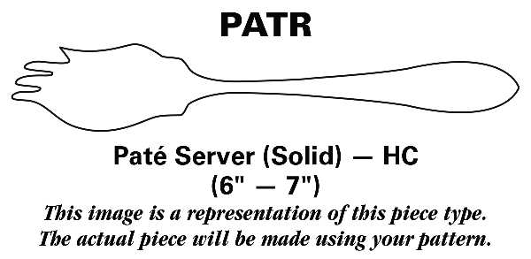 Codie (Stainless, Glossy) Pate Server Solid HC