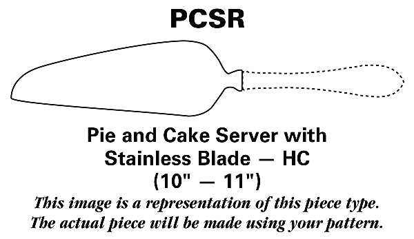 Regal (Dirilyte, Possible Clover Backstamp) Pie and Cake Server with Stainless Blade HC