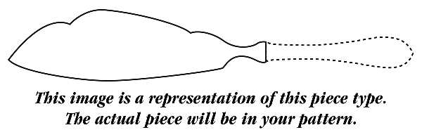Contessina-Gold Vermeil (Sterling) Fish Serving Knife w/Unengraved Stainless Blade