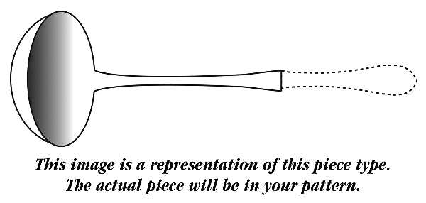 Brocade (Sterling, 1950) Soup Ladle with Stainless Bowl