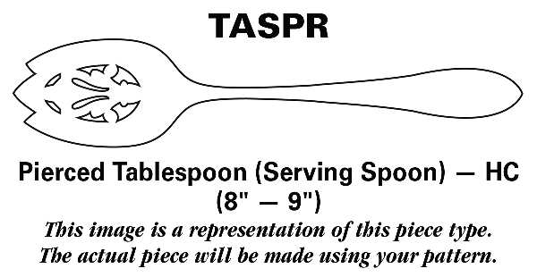 Napoli (Silverplate) Pierced Tablespoon (Serving Spoon) HC
