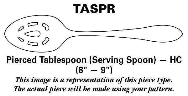Jamestown (Stainless) Pierced Tablespoon (Serving Spoon) HC