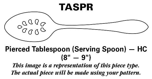 Loop (Stainless) Pierced Tablespoon (Serving Spoon) HC